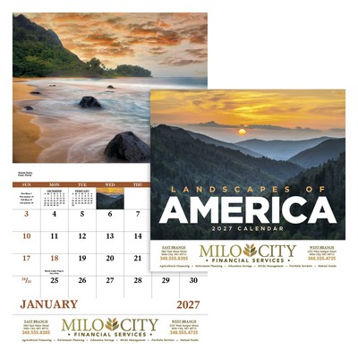 Good Value™ Landscapes of America - Stapled Calendar