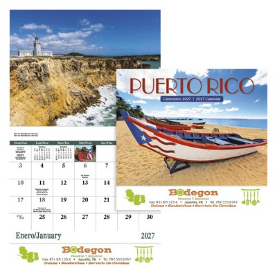 Good Value™ Puerto Rico - Stapled Calendar