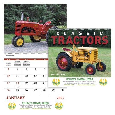 Good Value™ Classic Tractor - Spiral Calendar