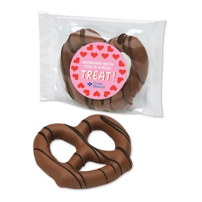 Milk Chocolate Dipped Pretzel Gourmet Snack Pack