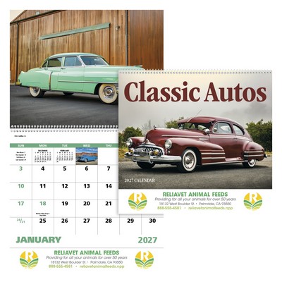 Good Value™ Classic Autos - Spiral Calendar